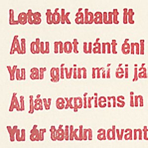 &Aacute;i Spik &Iacute;nglish